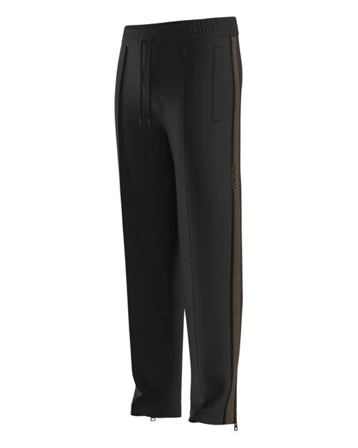Boss Black Side Stripe Sweatpants for men