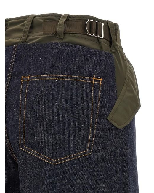 Sacai Blue Denim Jeans