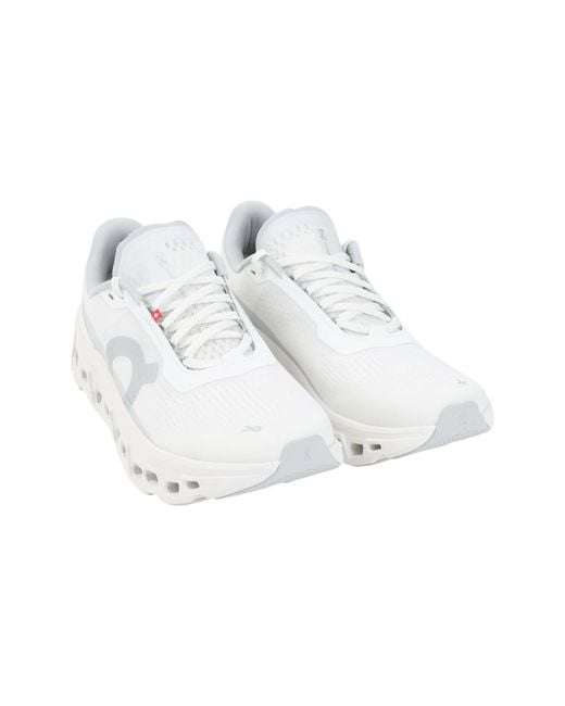 On Shoes White Logo Cloud Sneakers for men