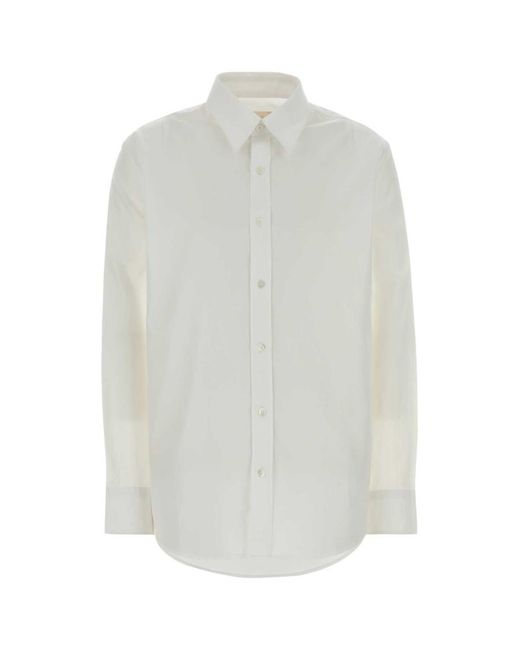 A.P.C. White Regular Solid Shirt