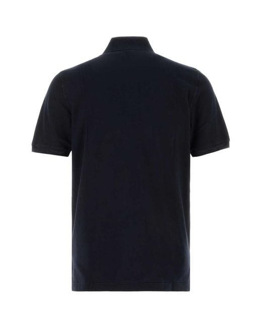 Fedeli Black Solid Polo for men