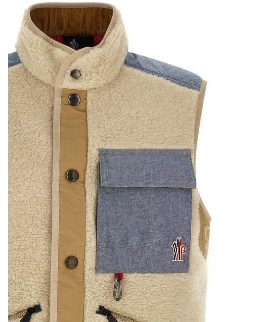 Moncler Natural Logo Vest Jacket for men