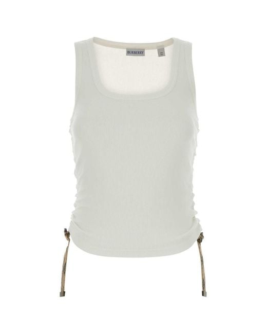 Burberry White W:Festival Tank:175201:B7078