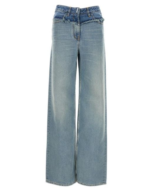 Givenchy Blue Baggy Jeans