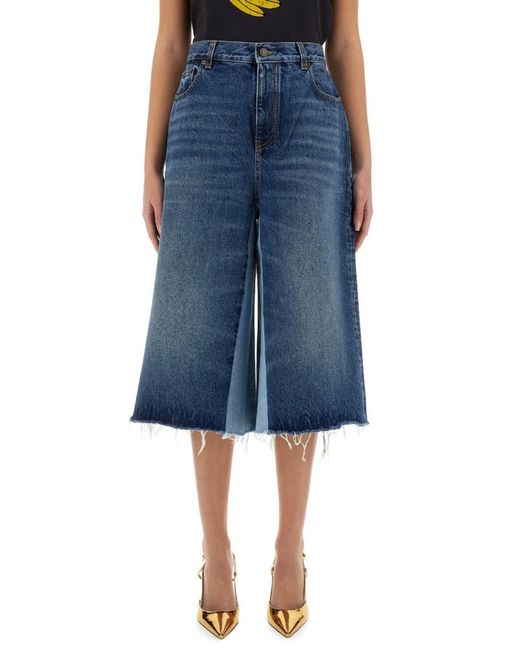 Chloé Blue Patchwork Shorts