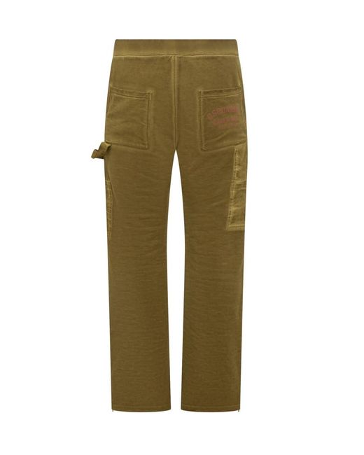 DSquared² Green Relaxed Cargos Pants for men