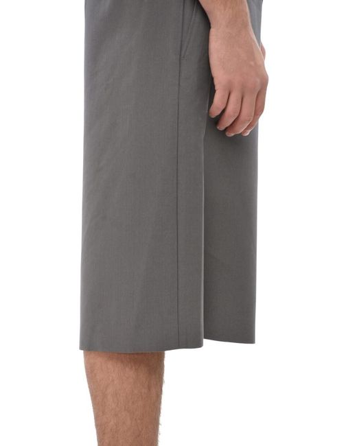 1989 STUDIO Gray Loose Solid Shorts for men