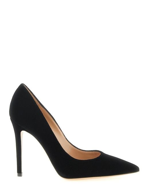 Gianvito Rossi Black Pointed-Toe Pumps