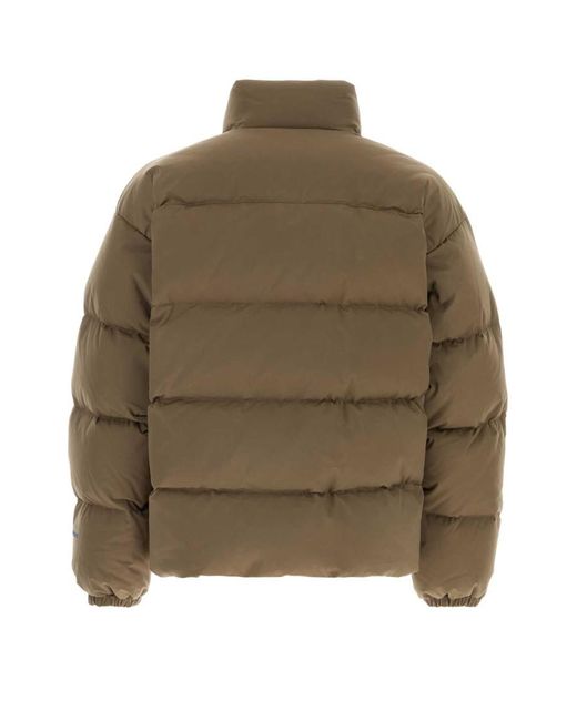 Jil Sander Green Mock Collar Jacket for men
