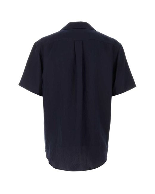 Giorgio Armani Blue Solid Regular Shirt for men