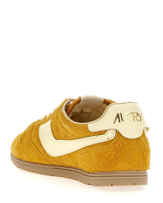 Autry Yellow Windspin Sneakers