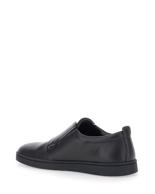 Ferragamo Multicolor 'Alfie' Sneakers With Gancini Detail On The Side And Embossed Logo Lettering On The Side for men