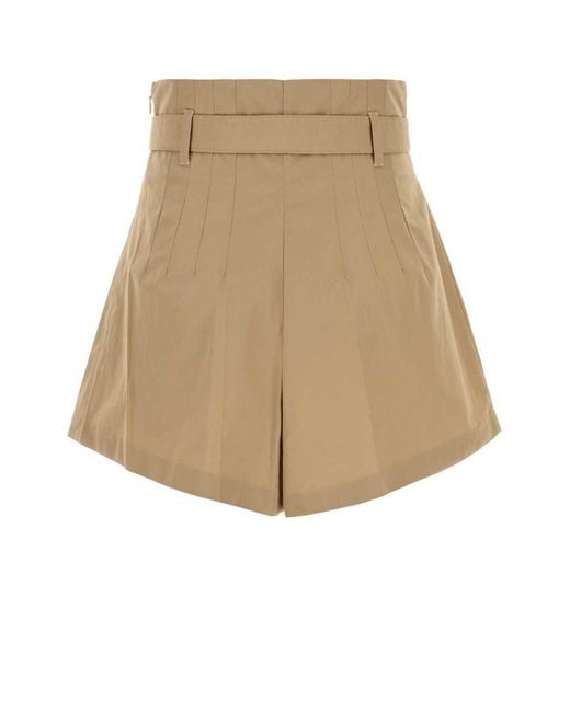 Prada Natural Solid Shorts