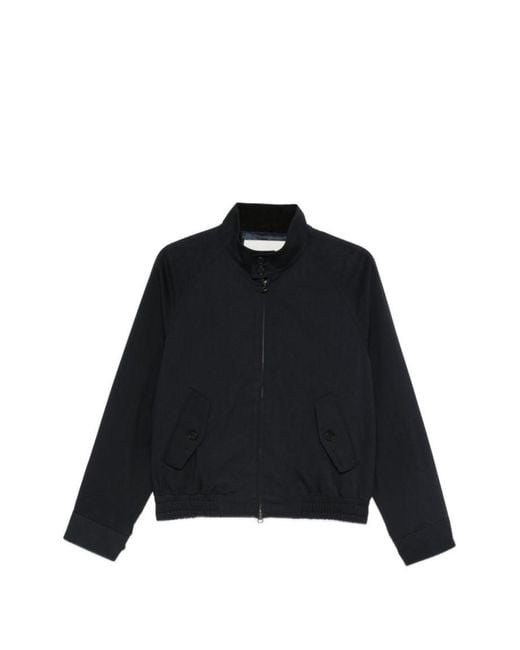 DUNST Black Band Collar Jacket
