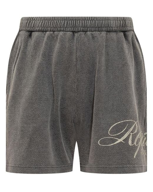 Represent Gray Logo Shorts for men