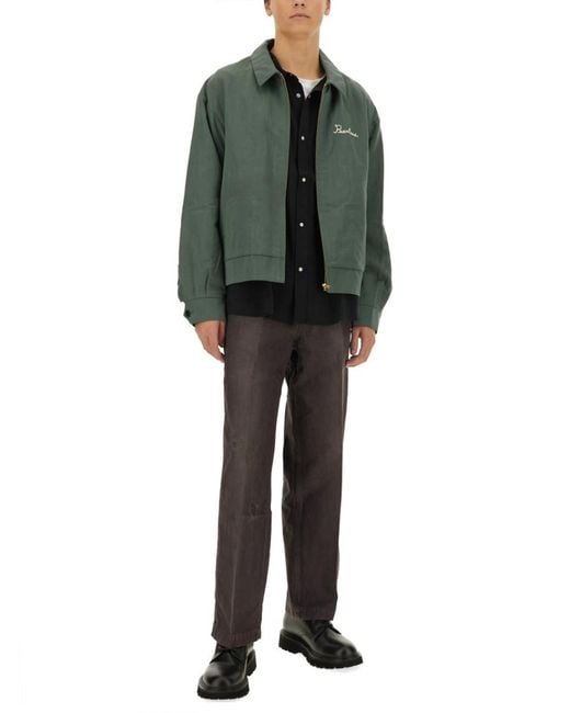 Visvim Black Relaxed Logo Shirt for men