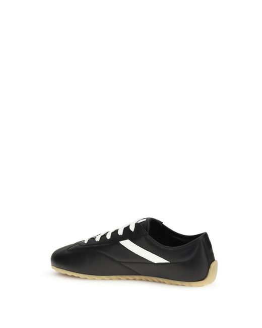 McQueen Black Logo Boxe Sneakers for men