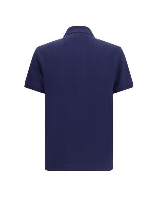 Versace Blue Logo Polo for men