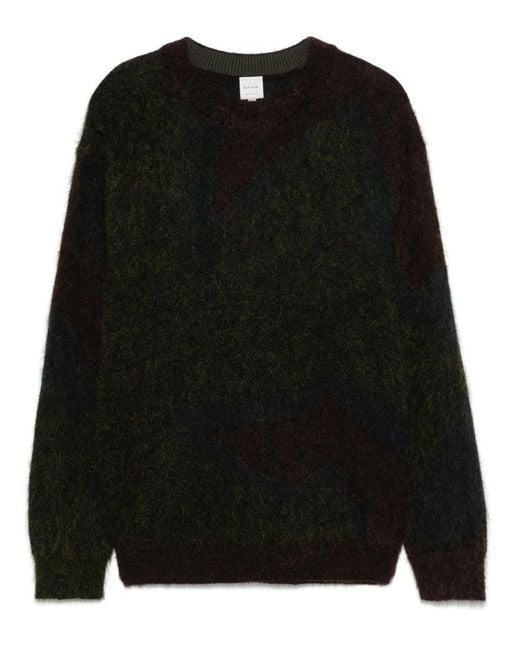 Paul Smith Black Sweater Crew Neck for men