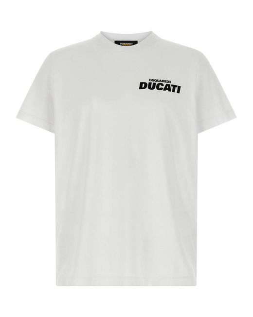DSquared² White X Ducati for men