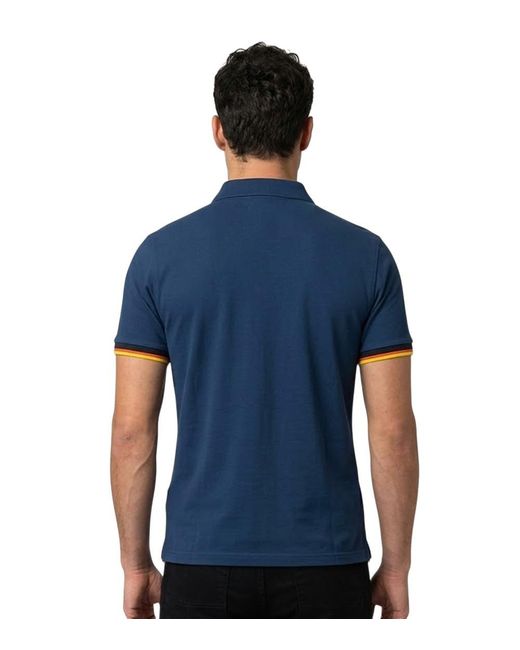 K-Way Blue Regular Polo for men