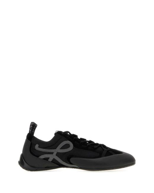 Loewe Black Logo Grip Sneakers for men