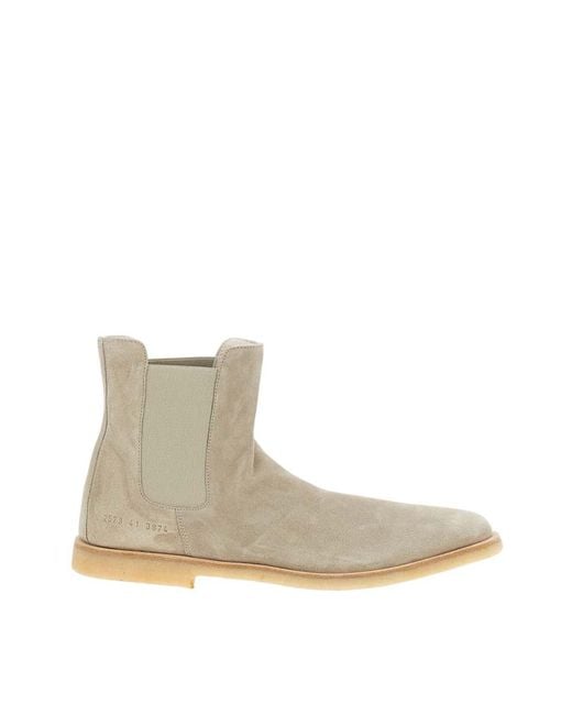 Common Projects Natural Suede Boots for men