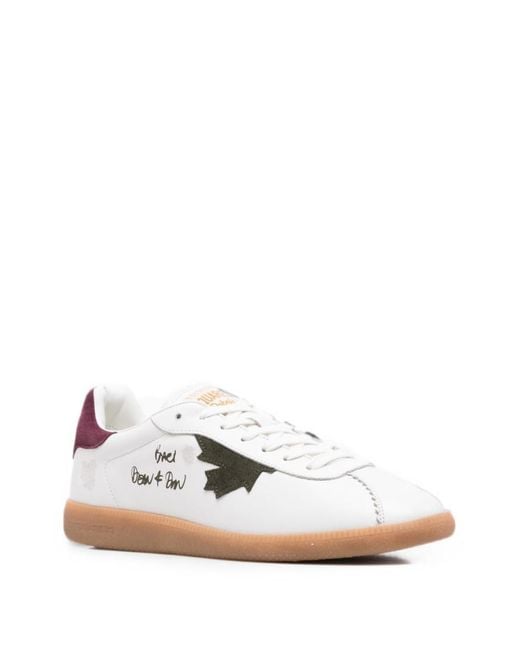 DSquared² White Leather Sneakers for men