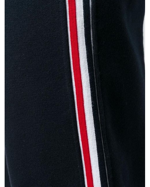 Thom Browne Blue Rwb Stripe Loopback Track Pants for men