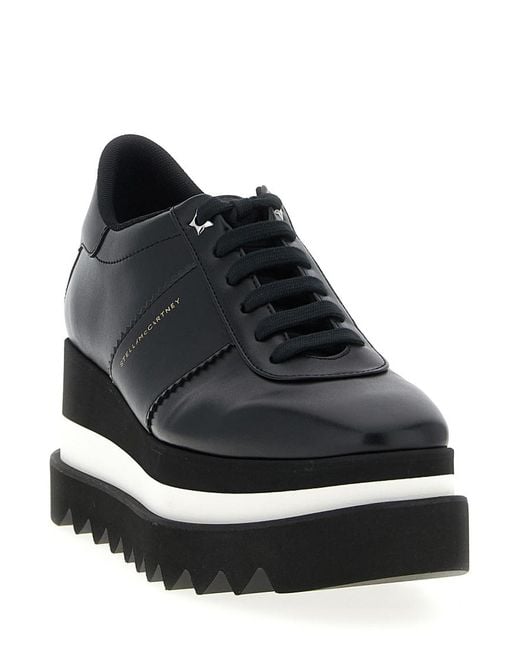Stella McCartney Black 'Elyse' Sneakers