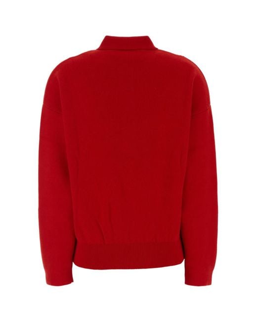 Jacquemus Red Polo Sweater