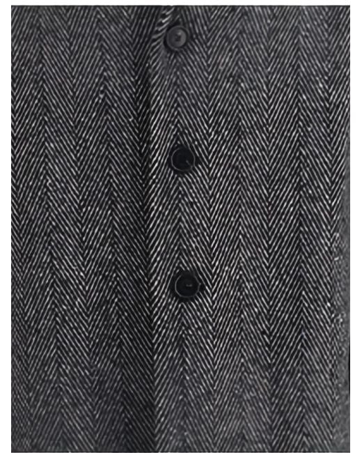 Givenchy Gray Notched Lapel Coat for men