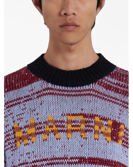 Marni Red Logo Sweater for men
