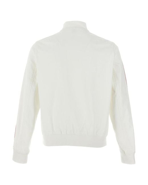 DSquared² Gray Stripes Bomber Jacket for men