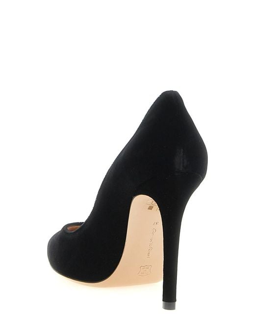 Gianvito Rossi Black Pointed-Toe Pumps