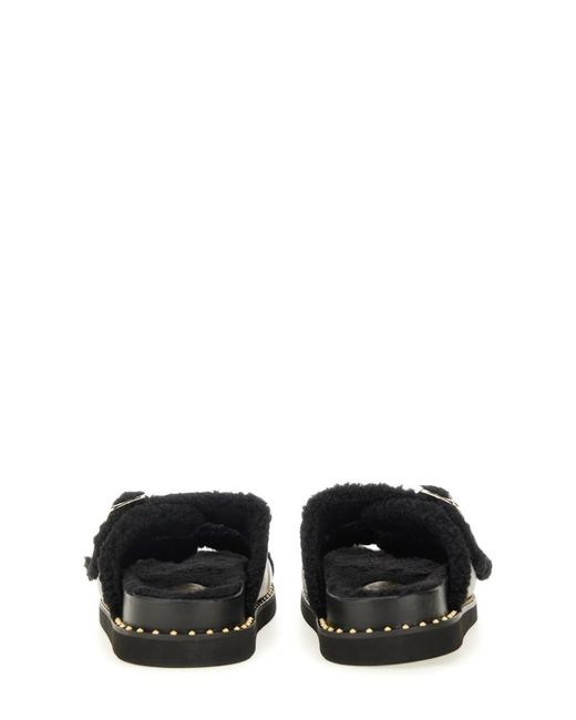 Ash Black Studded Sandals