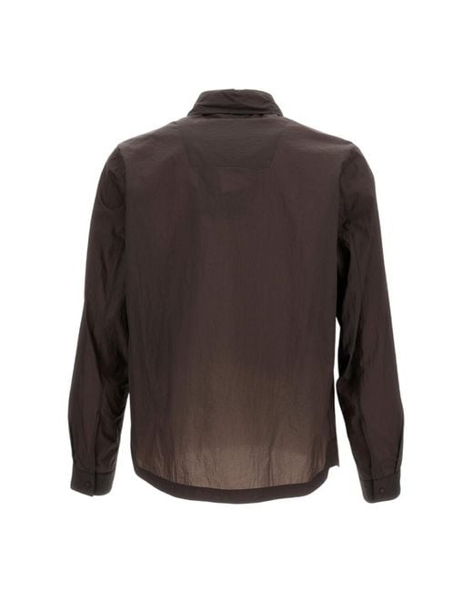 Herno Brown Regular Overshirt for men