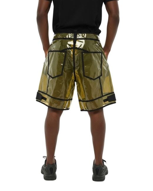 DSquared² Green Loose Shorts for men