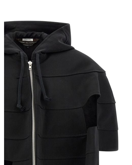 Comme des Garçons Black Solid Hood Jacket for men