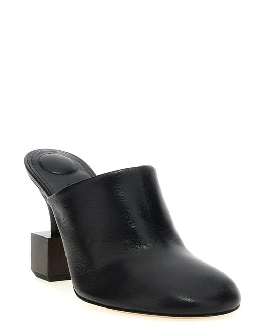 Jacquemus Black Heeled Mules