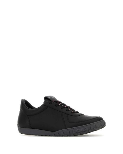 Givenchy Black Solid Glide Runner Sneakers for men