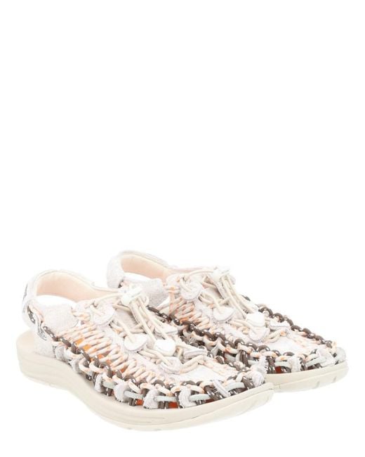 Keen White Woven Sandals