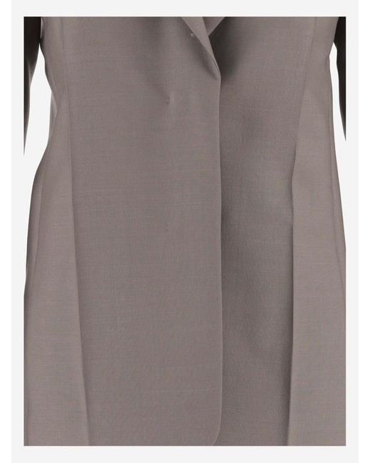 Fendi Brown Wool Blazer