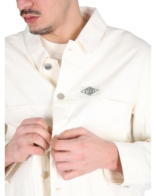Etudes Studio White Logo Jackets for men