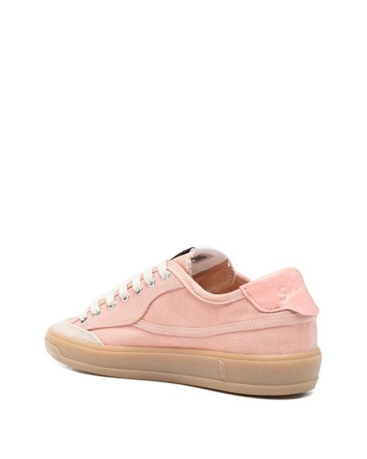 Autry Pink Windscape Low Sneakers