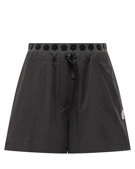 KENZO Black Solid Shorts