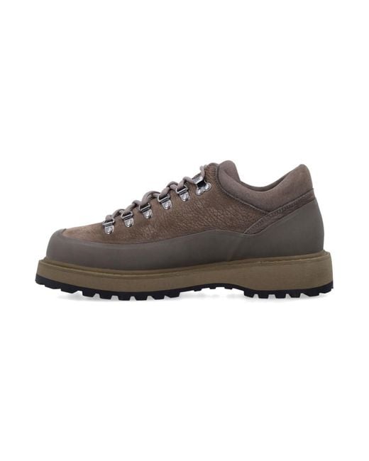 Diemme Brown Leather Hiking Boots for men