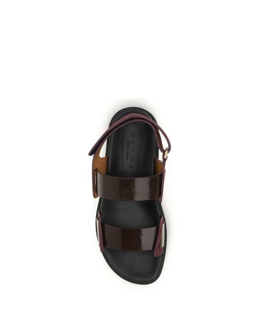 Marni White Double-Strap Sandals
