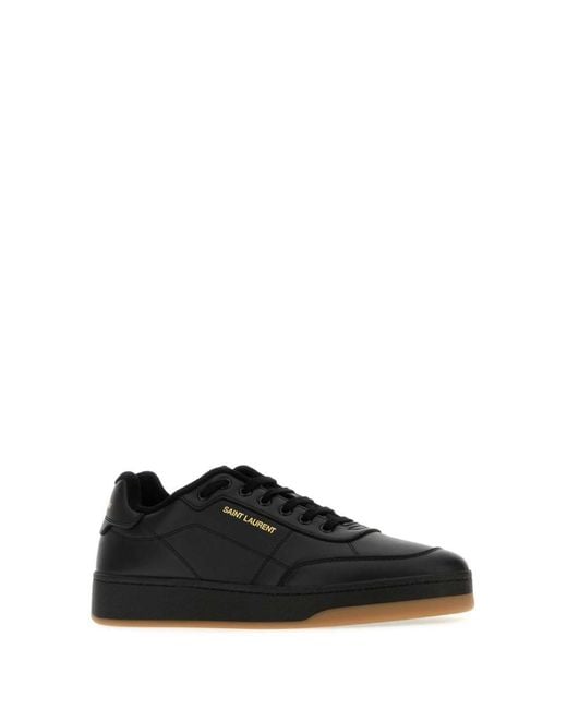 Saint Laurent Blue Sl61 Leather Sneakers for men