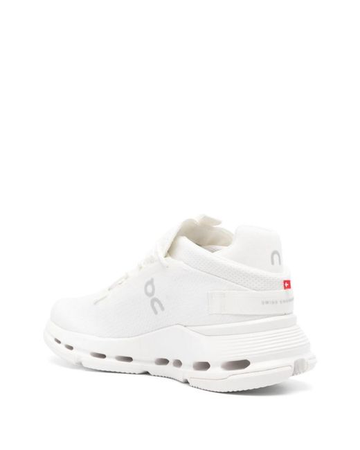 On Shoes White Cloudnova 2 Sneakers